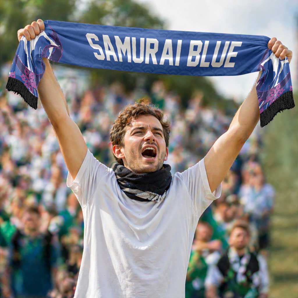 Japan World Football 2026 Soccer Scarf National Pride Never Stops