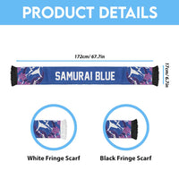 Japan World Football 2026 Soccer Scarf National Pride Never Stops