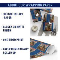 Japanese Groundhog Ramen Noodles Wrapping Paper Roll Funny Kawaii Anime - Wonder Print Shop