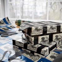 Japanese New Year 2026 Wrapping Paper Roll Year Of The Horse Tsunami Ukiyo e Art - Wonder Print Shop