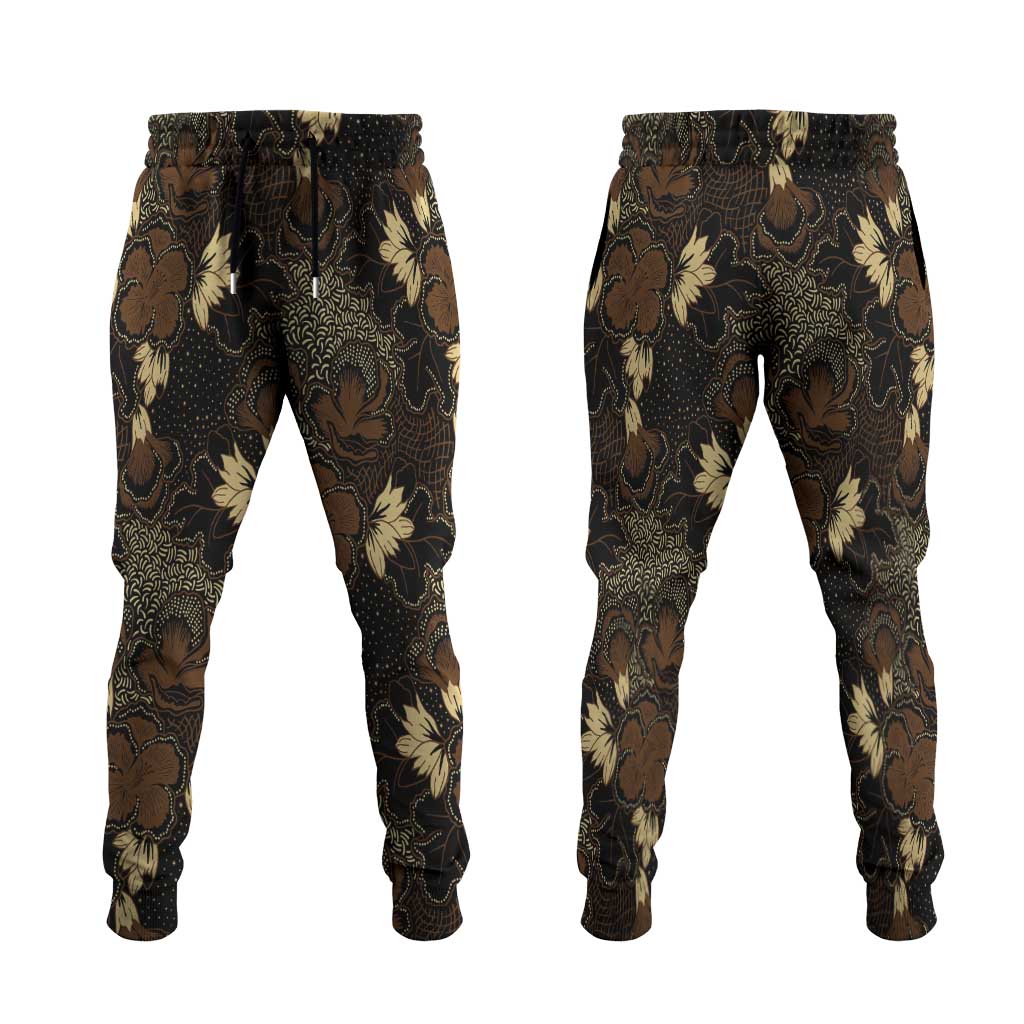 Javanese Batik Semen Jogger Pants Indonesian Traditional Pattern