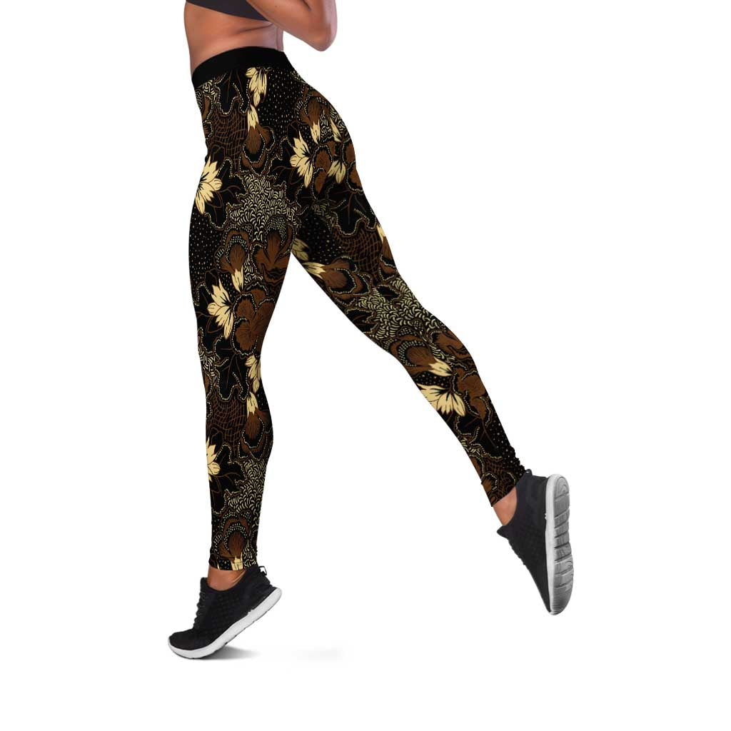 Javanese Batik Semen Leggings Indonesian Traditional Pattern