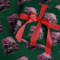 JDM Japanese Wrapping Paper Roll Tokyo Japan Drift Race Car Mount Fuji Cherry Blossom Sakura - Wonder Print Shop