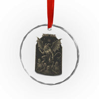 Jersey Devil Crystal Glass Ornament Vintage Weird Creepy Creature Leeds Devil - Wonder Print Shop