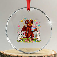 Jersey Devil Easter Egg Hunt Crystal Glass Ornament Funny Pine Barrens Folklore Gift