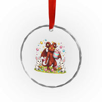 Jersey Devil Easter Egg Hunt Crystal Glass Ornament Funny Pine Barrens Folklore Gift