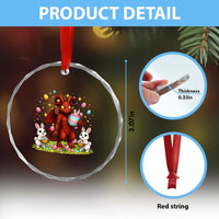 Jersey Devil Easter Egg Hunt Crystal Glass Ornament Funny Pine Barrens Folklore Gift