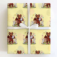 Jersey Devil Easter Egg Hunt Wrapping Paper Roll Funny Pine Barrens Folklore Gift