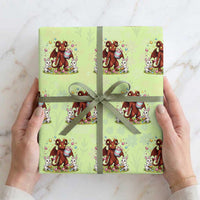 Jersey Devil Easter Egg Hunt Wrapping Paper Roll Funny Pine Barrens Folklore Gift