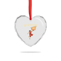 Jesus Basketball Heart Crystal Glass Ornament He Is Rizzin' - Wonder Print Shop