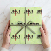 Jesus Christ Wrapping Paper Roll The Way Truth Life Cross Nails Faith In God Christian