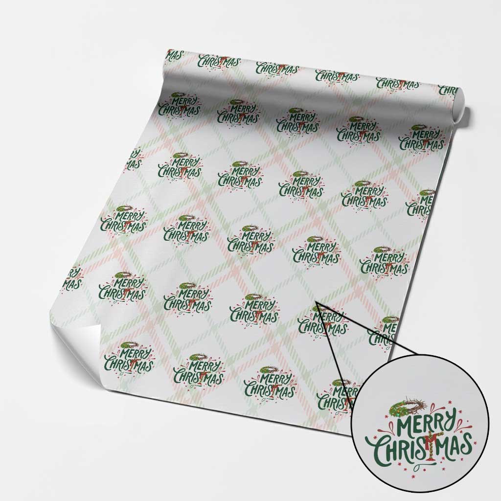 Jesus Christian Christmas Wrapping Paper Roll - Wonder Print Shop