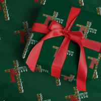 Jesus Christian Christmas Wrapping Paper Roll God So Loved The World That He Gave His Only Son - Wonder Print Shop