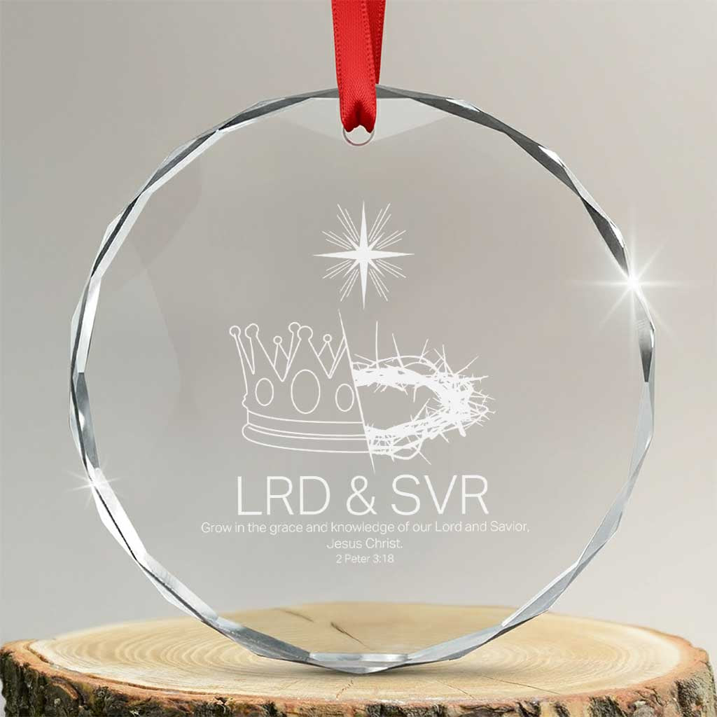 Jesus Christian Crystal Glass Ornament Crown Thorn Monochrome LRD SVR Symbolic Religious - Wonder Print Shop