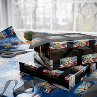 Jesus Christian Wrapping Paper Roll American Flag Religious Cross Bible Verse Faith Inspirational - Wonder Print Shop