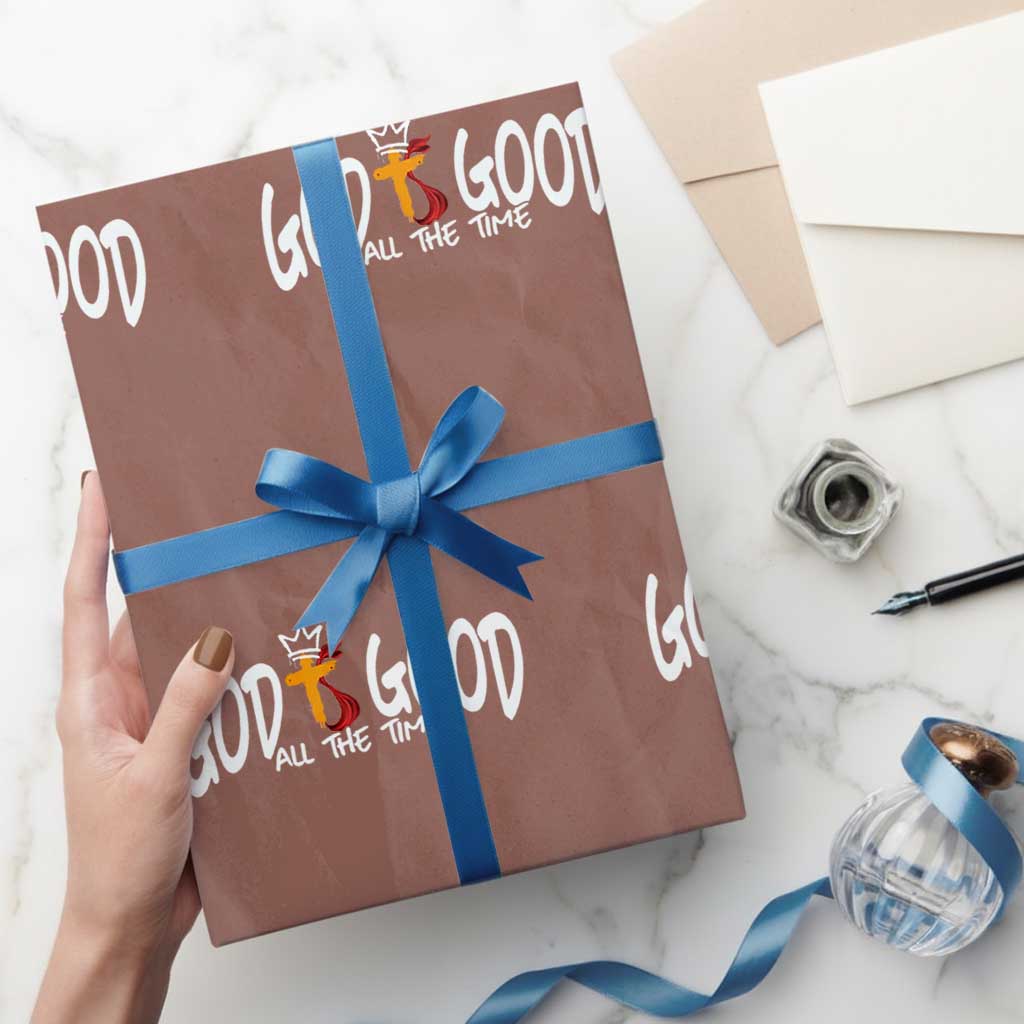 Jesus Christian Wrapping Paper Roll God Is Good All The Time - Wonder Print Shop