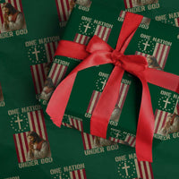 Jesus Christian Wrapping Paper Roll One Nation Under God - Wonder Print Shop