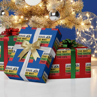 Jesus Christian Wrapping Paper Roll The Way The Truth The Life Nativity Scene - Wonder Print Shop