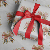 Jesus Christmas Coquette Bow Nativity Bible Verse Christian Wrapping Paper Roll - Wonder Print Shop
