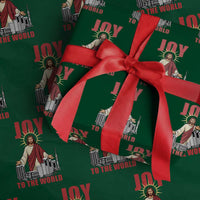 Jesus Christmas Wrapping Paper Roll Joy To The World Christian - Wonder Print Shop