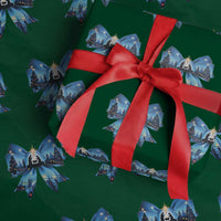 Jesus God Nativity Scene Coquette Bow Christmas Wrapping Paper Roll - Wonder Print Shop