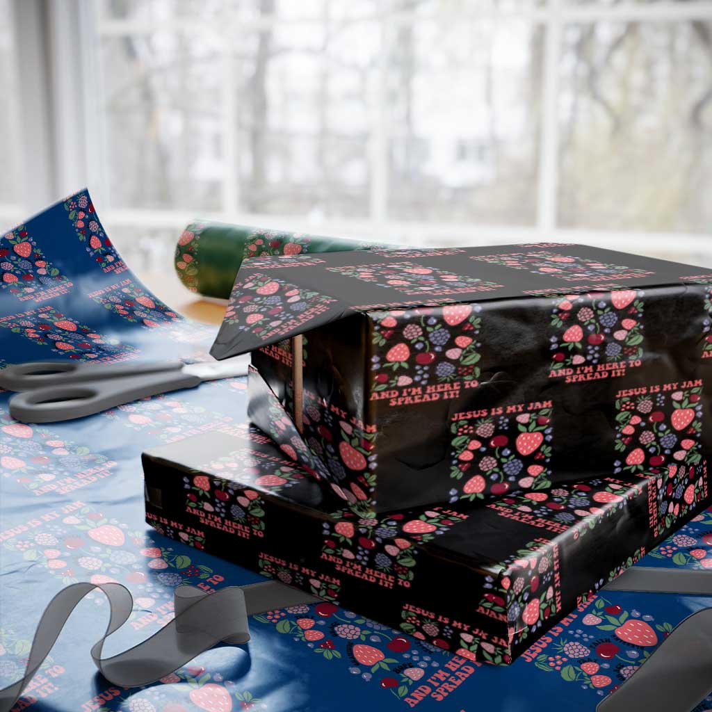 Jesus Is My Jam And I Am Here To Spread It Wrapping Paper Roll Christian Faith - Wonder Print Shop