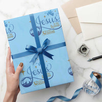 Jesus Is The Reason For The Season Wrapping Paper Roll Nativity Scene - Wonder Print Shop