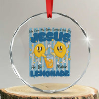 Jesus Lemonade Crystal Glass Ornament Life Gave Me Some Lemons