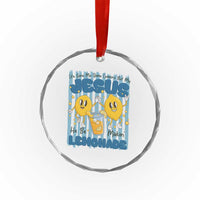 Jesus Lemonade Crystal Glass Ornament Life Gave Me Some Lemons