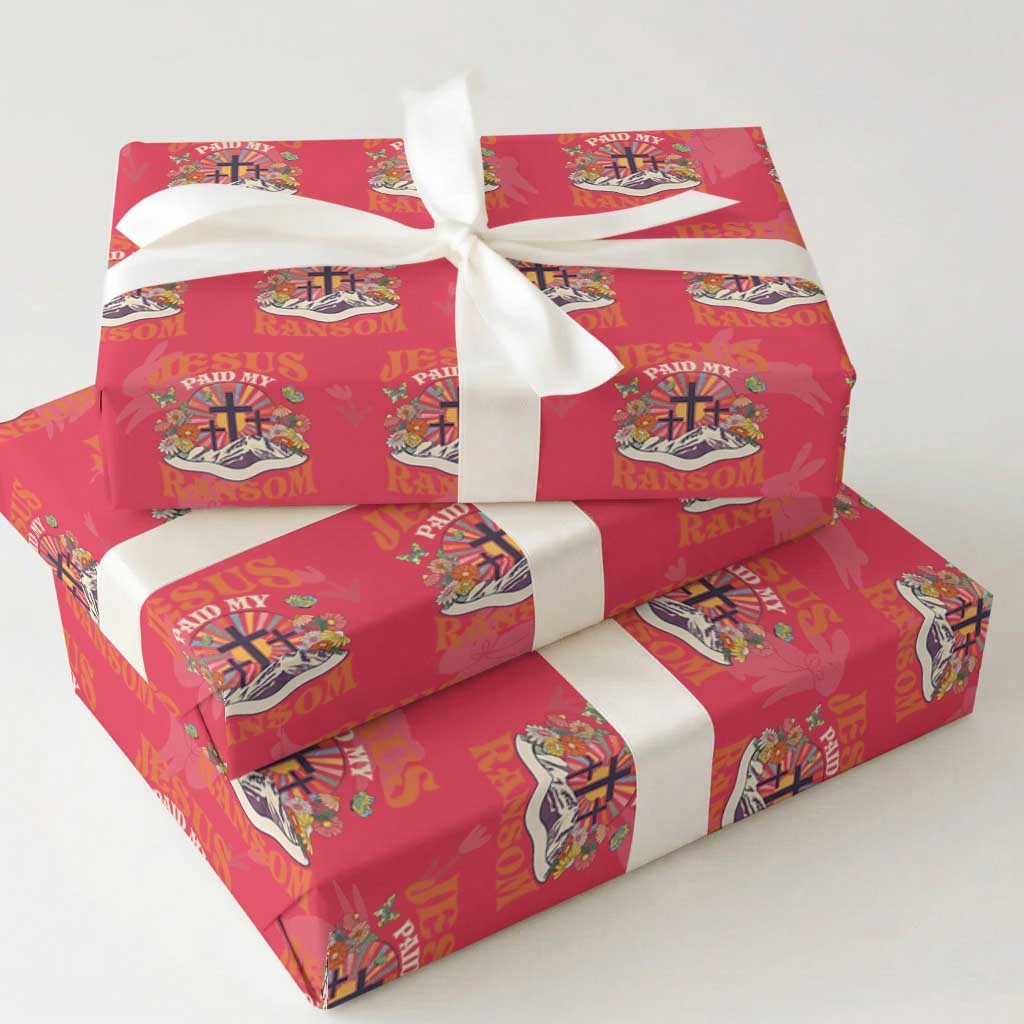 Jesus Paid My Ransom Wrapping Paper Roll Jesus Christian Faith Good Friday Bible Verse
