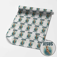 Jesus Saved My Life Wrapping Paper Roll Christian Bible Verse - Wonder Print Shop