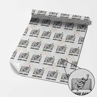 Jesus Saves Wrapping Paper Roll Funny Christian Soccer Goalie