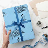 Jesus The Good Shepherd Minimalist Christian Wrapping Paper Roll Sheep Flock Faith Spiritual Inspirational Gift