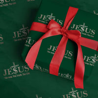 Jesus The Way The Truth The Life Wrapping Paper Roll Christian Cross Nails - Wonder Print Shop
