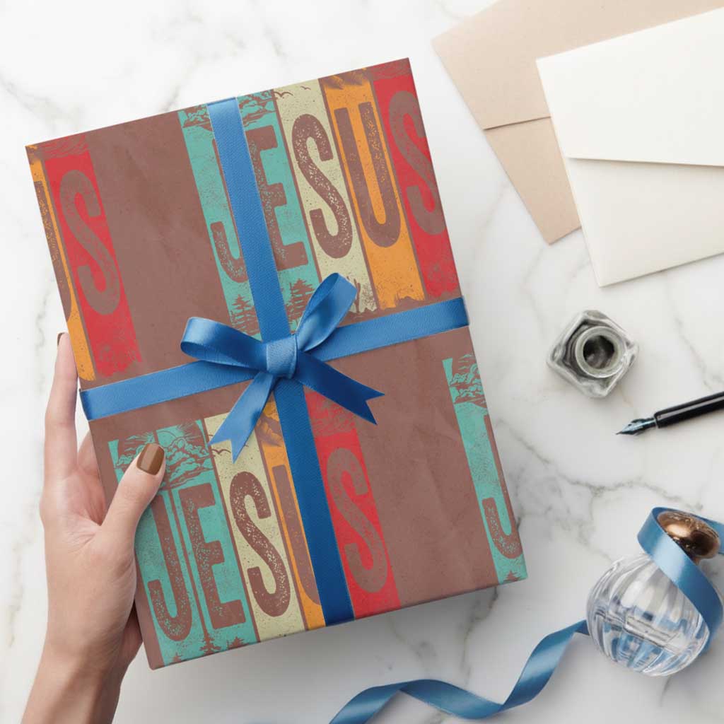 Jesus The Way The Truth The Life Wrapping Paper Roll Christian Worship - Wonder Print Shop