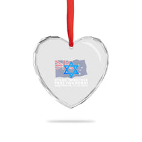 Jewish Strong Stand Together Heart Crystal Glass Ornament Pray for Bondi Australia Hanukkah Dec 14 2025 Remembrance - Wonder Print Shop