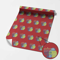 Jewish Tennis Player Hanukkah Wrapping Paper Roll Funny Racquet Lover Gift - Wonder Print Shop
