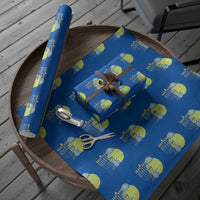 Jewish Tennis Player Hanukkah Wrapping Paper Roll Funny Racquet Lover Gift - Wonder Print Shop