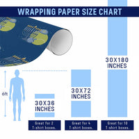 Jewish Tennis Player Hanukkah Wrapping Paper Roll Funny Racquet Lover Gift - Wonder Print Shop