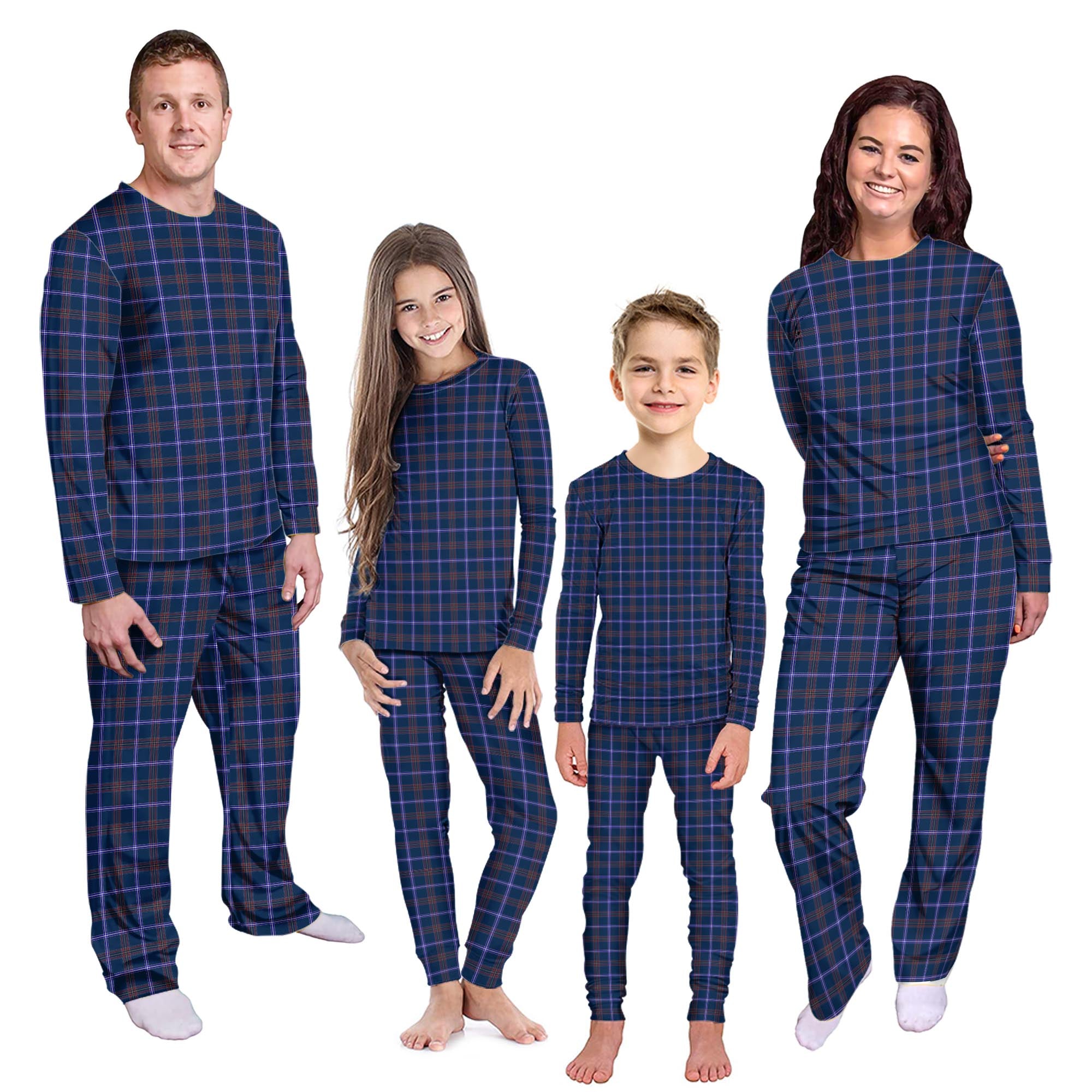 Jewish Tartan Pajama, Tartan Plaid Pajamas, Tartan Family Pyjamas, Tartan PJS Family, Tartan Matching PJS TS23