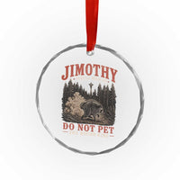 Jimothy Raccoon Seattle Wildlife Crystal Glass Ornament Do Not Pet The Round King Funny Viral Trash Panda