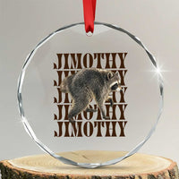 Jimothy The Raccoon Crystal Glass Ornament Vintage Trash Panda Animal Lover Gift
