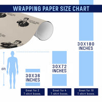 John F. Kennedy President Quote Wrapping Paper Roll If Not Us Who If Not Now When