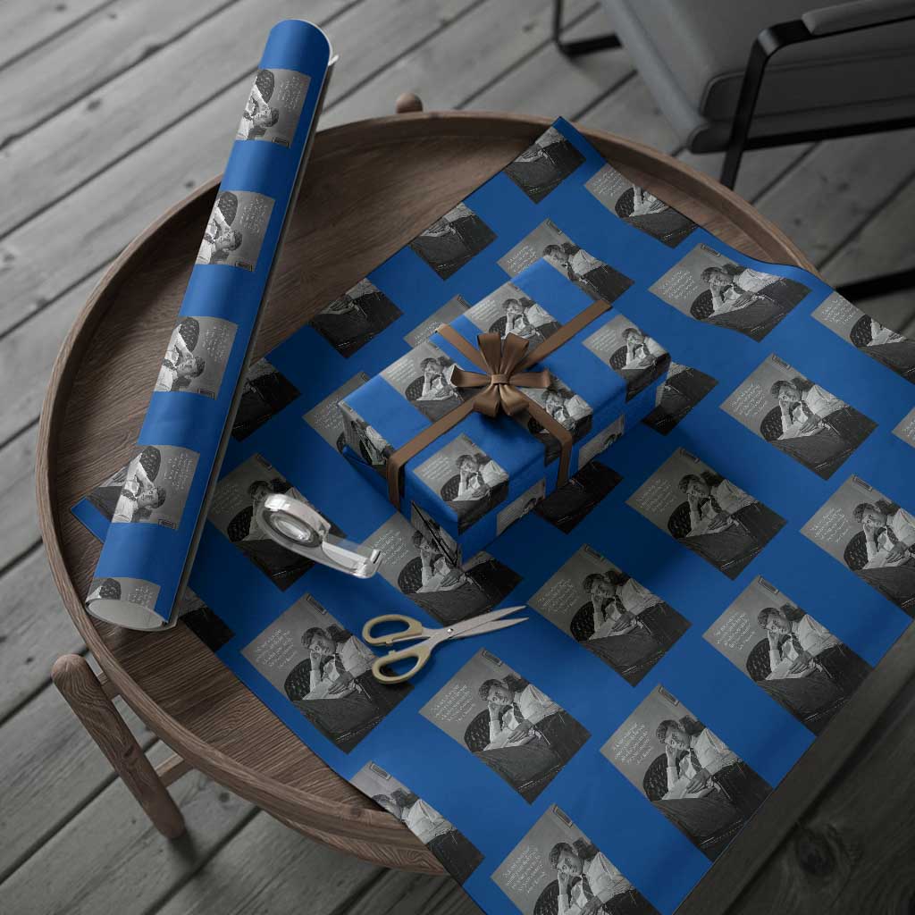 John F Kennedy Quote Wrapping Paper Roll American President History
