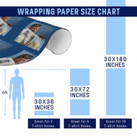 John F. Kennedy Smoking Smoker Wrapping Paper Roll If Not Us Who If Not Now When Quote