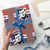 John F Kennedy US President American History Wrapping Paper Roll