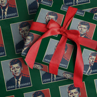 John F Kennedy Wrapping Paper Roll American President History US Presidential Leader