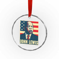 John Lewis Crystal Glass Ornament Black History Month