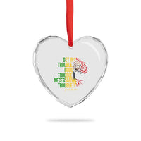 John Lewis Quote Civil Rights Heart Crystal Glass Ornament Get in Good Necessary Trouble