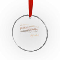 John Lewis Quote Crystal Glass Ornament Black History Month